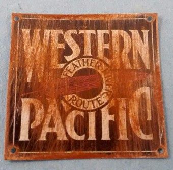 Tin Sign Western Pacific fc0144