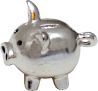 Tiny Silver Piggy Bank bdh088