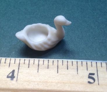 Tiny Swan Porcelain Planter swan123
