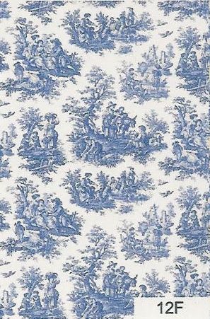 Toile de Juoy Blue 12F 12f