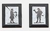 Town Crier/Lamplighter Silhouettes cb135