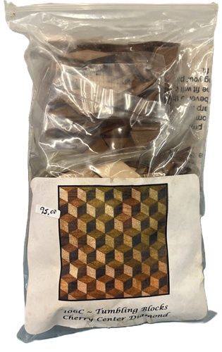Tumbling Blocks Wood Floor Kit pc106c