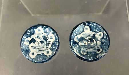 Two Hand Painted Plates mc01997