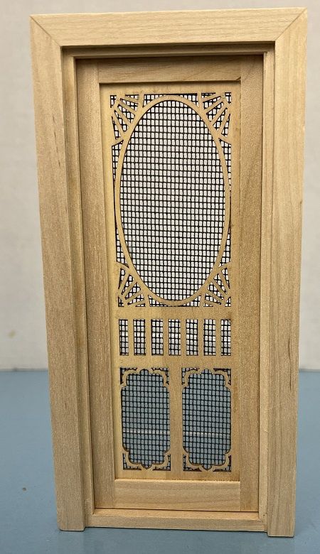 Victorian Screen Door with Frame mc922