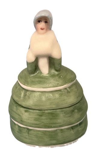 Victorian Treasure Box shaped like a woman mc031794