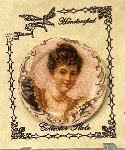 Victorian Woman Plate mc030630