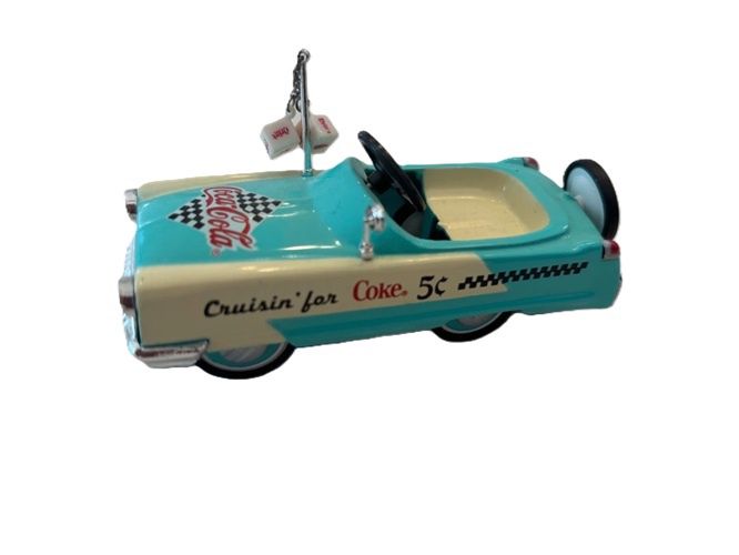 Vintage 1996 Coca-Cola Pedal Car, Diecast - D25 cn180271