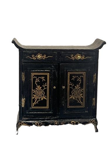 Vintage Asian Salon Cabinet so1945