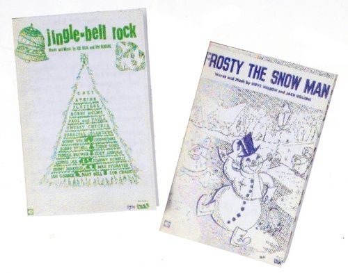 Vintage Christmas Sheet Music 2 tin0903