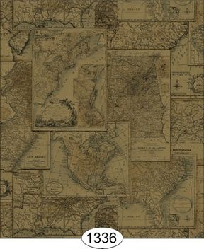 Vintage Maps - Antique WAL1336
