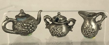 Vintage Pewter Tea Set mc01991