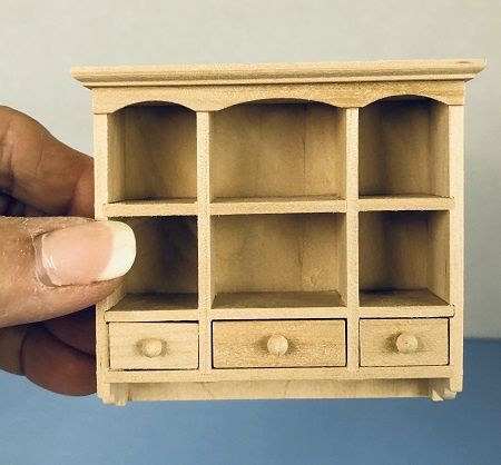 Wall Cabinet with Drawers - Unfinished t4641