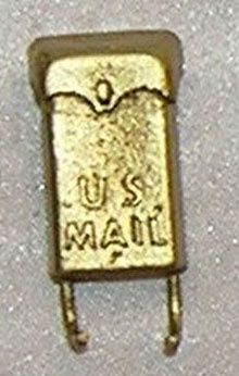Wall Mailbox, Gold Color ISL2495-1