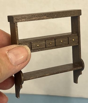 Wall Shelf Walnut Finish so1820