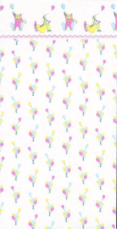 Wallpaper, 3pc: Circus, Pastel 122d23