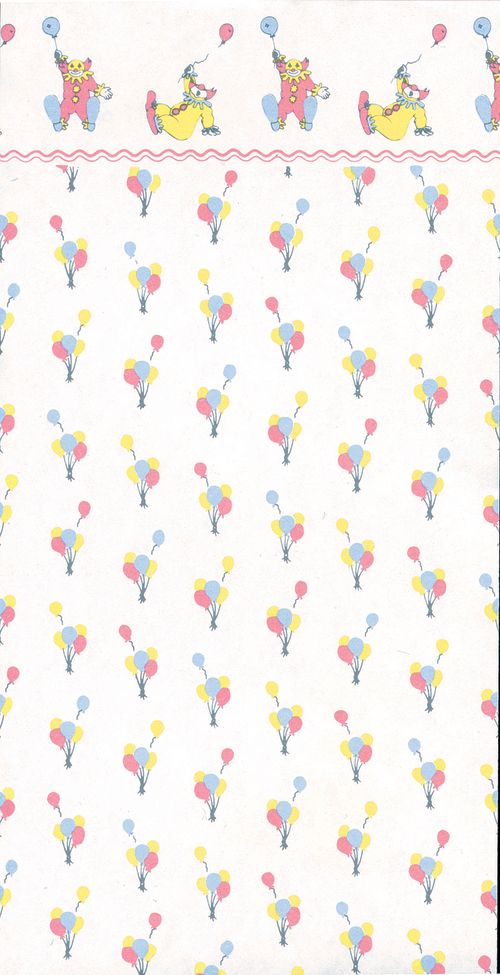 Wallpaper, 3pc: Circus, Pastel 122d23