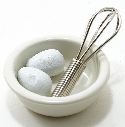 Whisk with Bowl and Eggs, 4pc IM65270