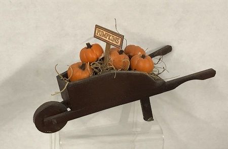 Wheelbarrow and Pumpkins MC01281