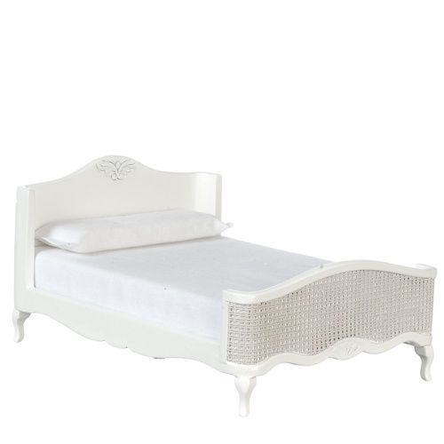 White Double Bed azt2686