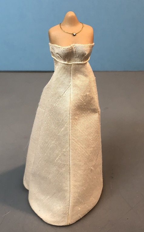 White Evening Dress stu63258