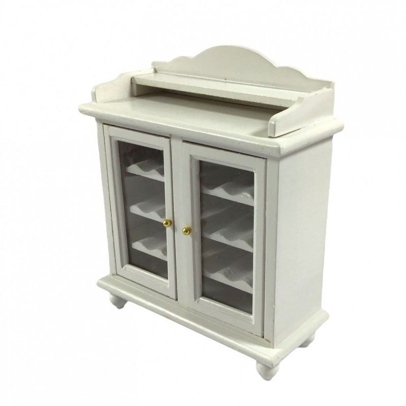 White Glazed Wine Cupboard df038w
