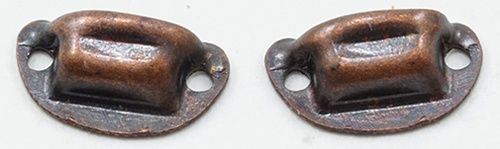 Victorian Drawer Pulls, Rubbed Bronze cla05550