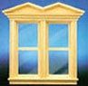 Victorian Hooded Working Double Window CLA71048