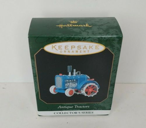 Vintage 1999 Hallmark Keepsake Ornament Antique Tractors qxm64141