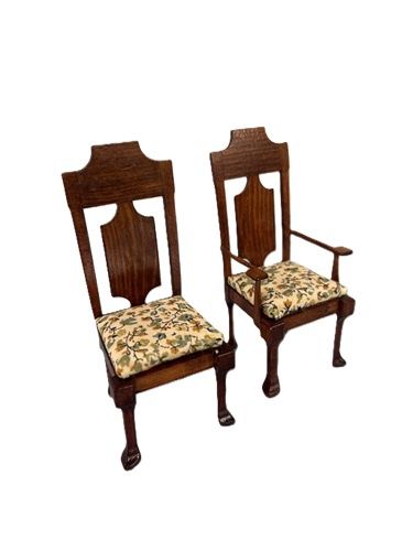 Vintage Arm Chair and Side Chair Set MC030656