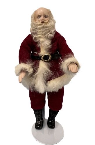 Vintage Dollhouse Santa mc297x