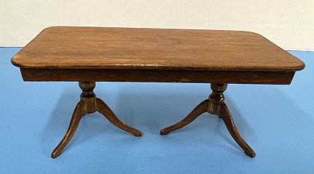 Vintage Walnut Dining Room Table and Chairs ala973
