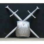 Wall Armor with Two Swords DH211f