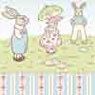 Wallpaper, 3pc: Bunny Parade BP1ED112