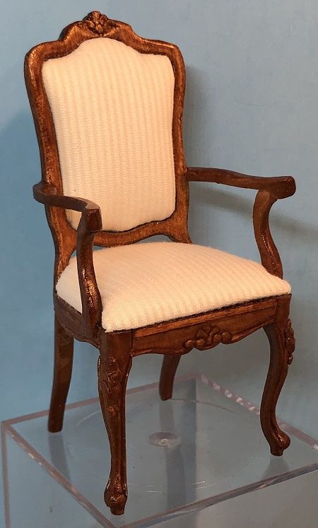 Walnut Finish Chair with Arms bes20011nwn
