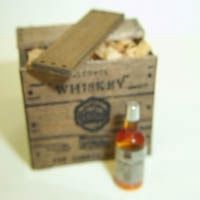 Whiskey Box with Bottle OTL74