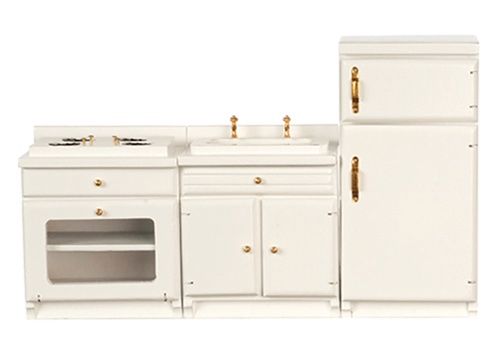 White Appliance Set, 3Pc/Cs azt0517