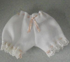 White Bloomers with Pink Lace 10000239