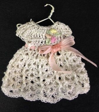 White Crochet Dress 10101406