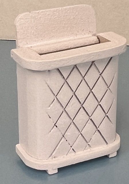 White Dirty Clothes Hamper MC05327