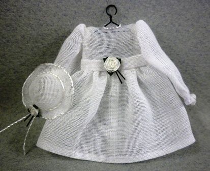 White Dress on Hanger 10000240