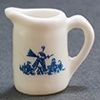 White Porcelain Pitcher with Blue Design IM65487