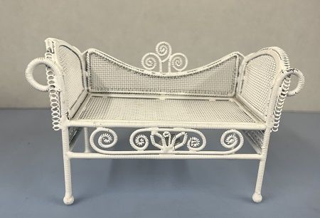 White Wire Day Bed or Love Seat ala147