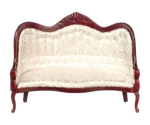 Victorian White Sofa T3810w