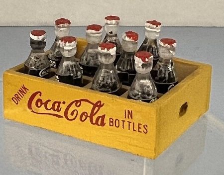 Vintage Coca Cola Box and Bottles ch22115