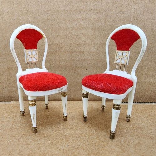 Vintage Ideal Petite Princess Guest Dining Chair Red pp4414-9
