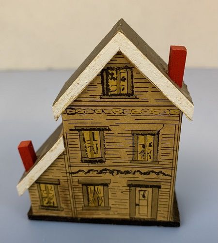 Vintage Three Story Dollhouse Micro Mini mc03548