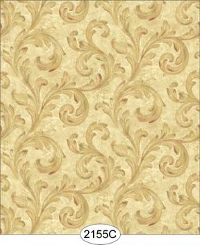 Wallpaper - Cupcake Scroll - Dark Brown WAL2155C