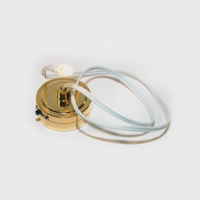 Warm White Bulb On A String - Battery Light LT7587