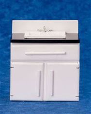 White and Black Kitchen Sink AZT5450
