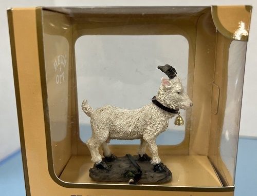 White Goat with Collar xz504